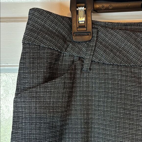 Women’s Gray Straight Leg Professional Mid Rise Wrinkle Free Trousers 8 Short - Picture 4 of 8